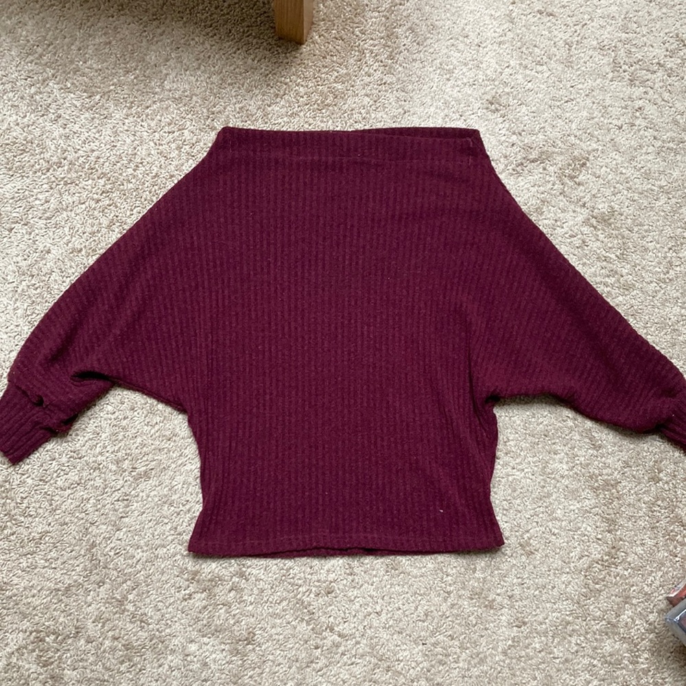 Off Shoulder Sweater